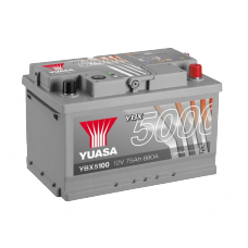 YBX5100 Silver High Performance Battery 75Ah (680A) -/+ (0)