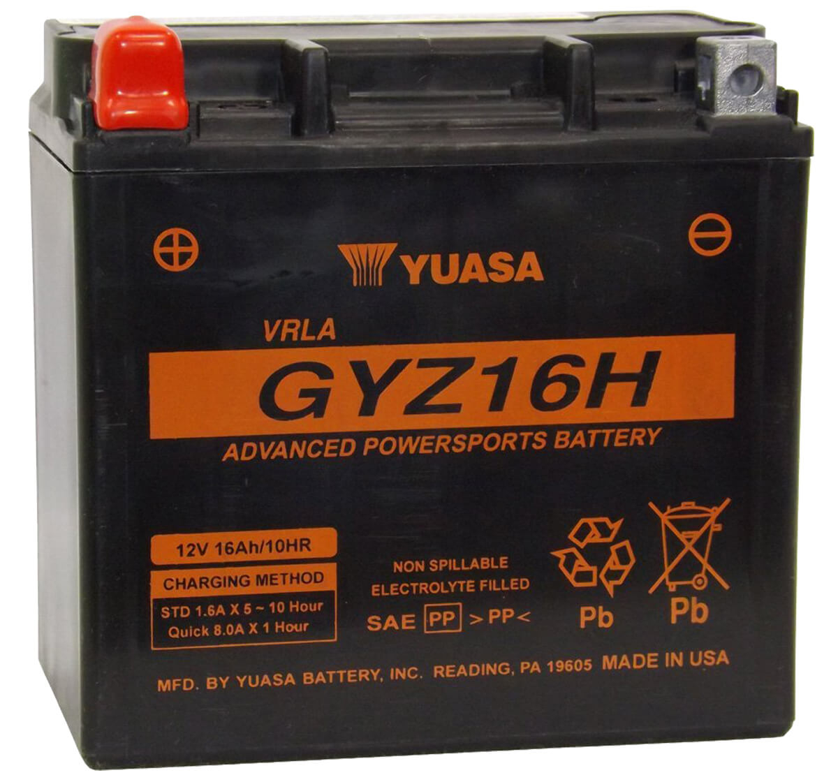 Акумулятори для мотоциклів та спортивні акумулятори (GYZ)